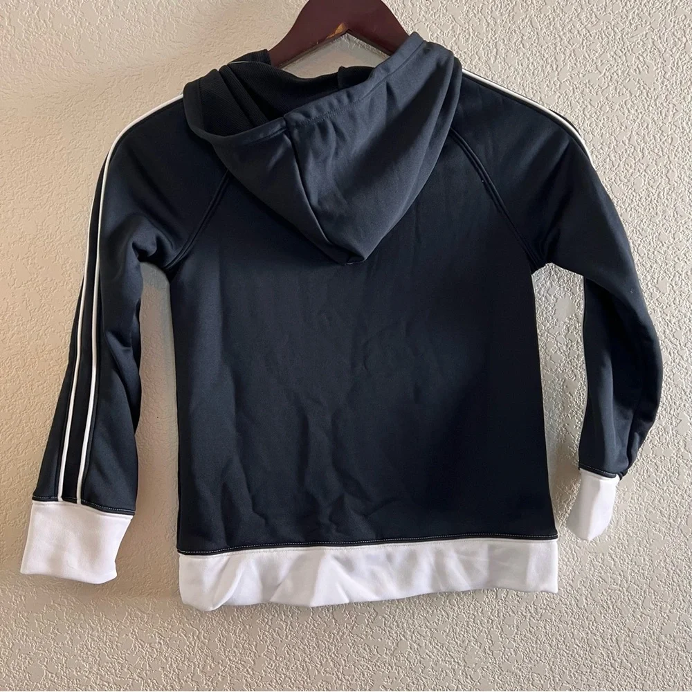Under Armour Girls Black and White Pullover Hoodie Size Small NWT
